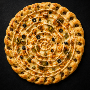 Kebab Crust Pizza