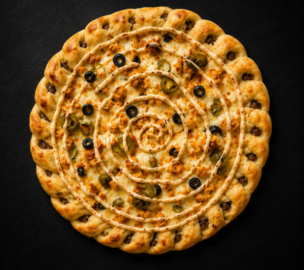 Kebab Crust Pizza